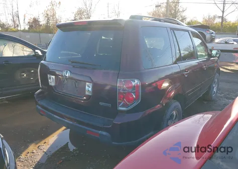2007 Honda Pilot Ex-L from USA, damaged, VIN 2HKYF18567H533068